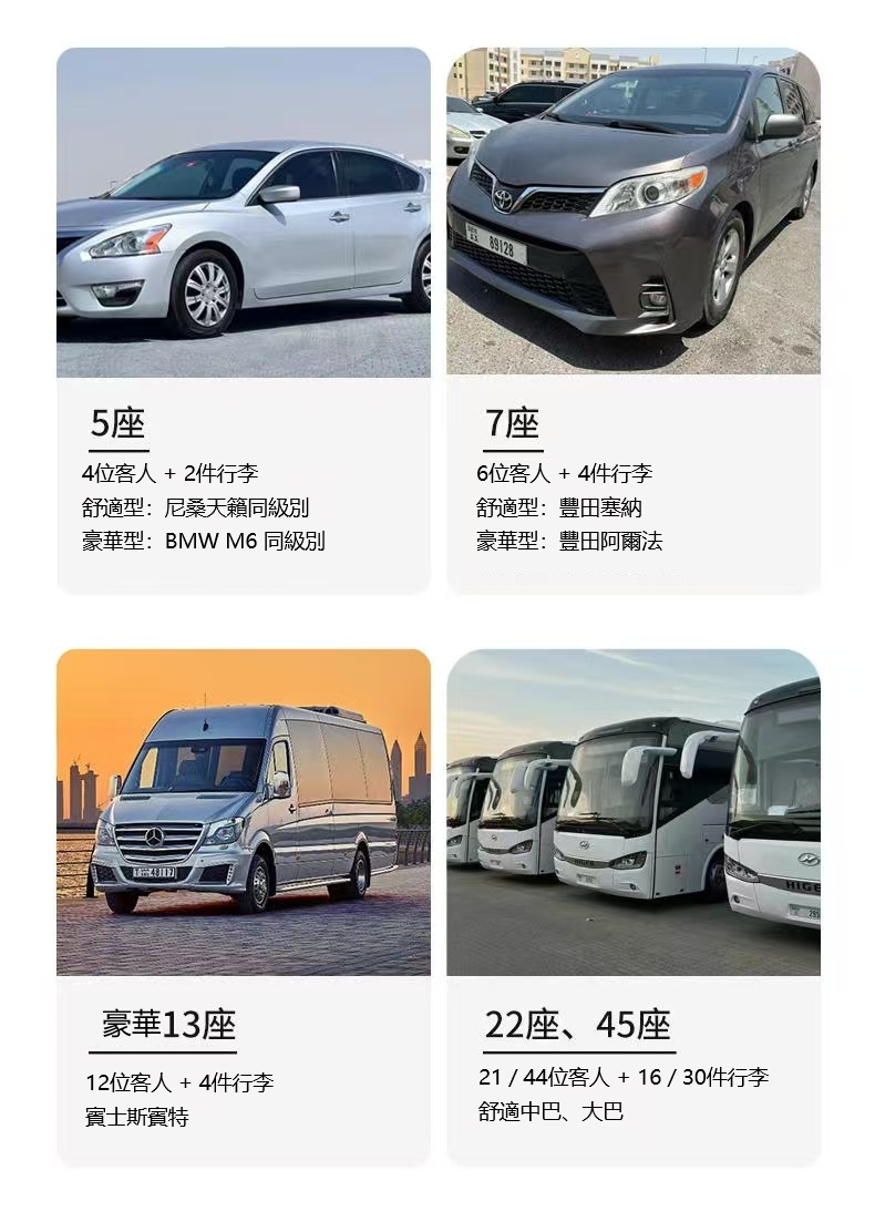杜拜車型介紹